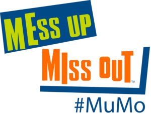 Image:  Mess Up Miss Out #MuMo logo