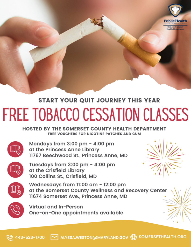 Tobacco Cessation Classes > Somerset County Health DepartmentSomerset ...